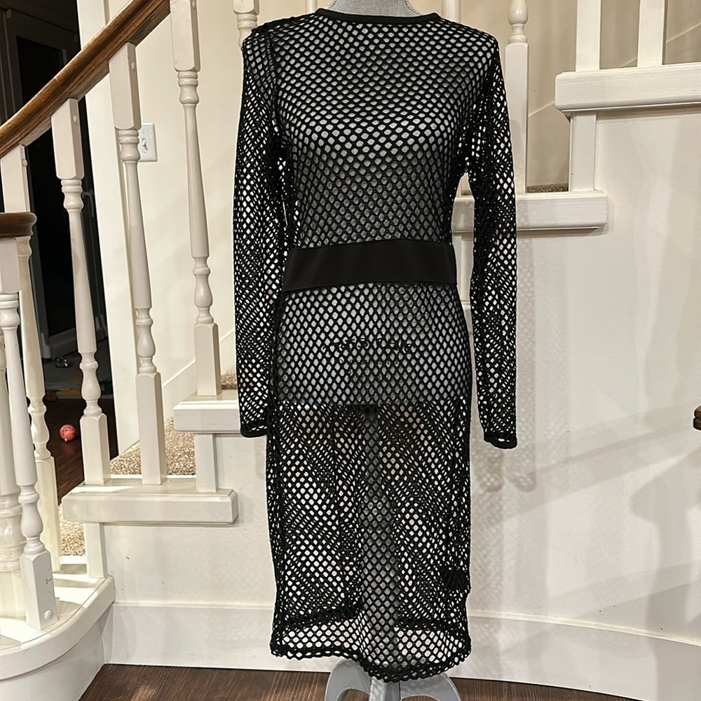 Kardashian mesh dress